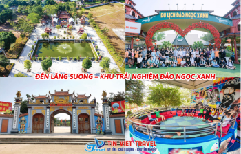 TOUR ĐỀN LĂNG SƯƠNG - KHU TRẢI NGHIỆM ĐẢO NGỌC...