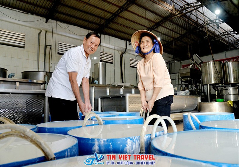 làng nghề làm bột