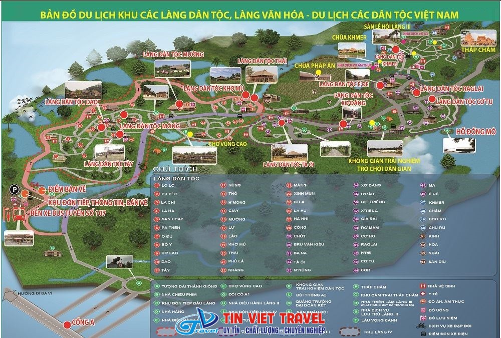 Ban do lang van hoa cac dan toc Viet Nam
