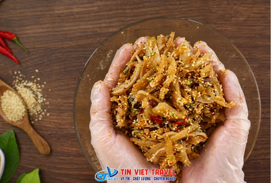 cach lam tre dac san doc dao cua binh dinh trộn gia vị